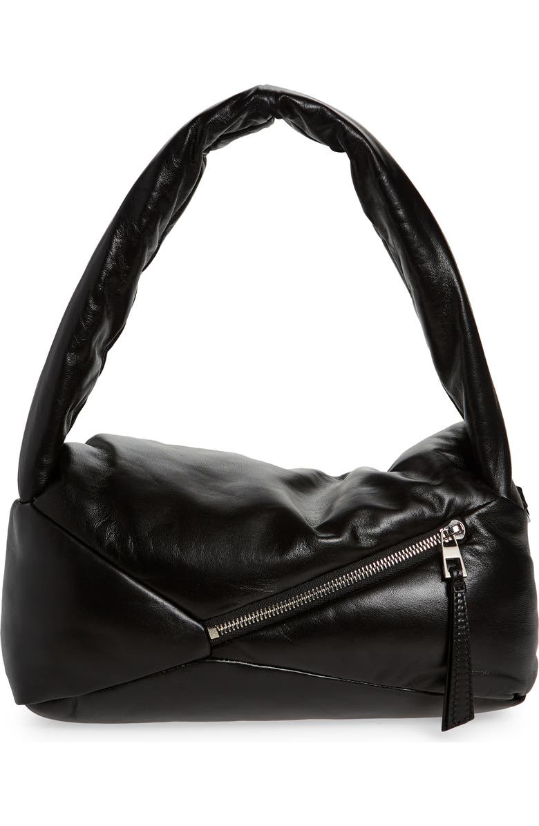 Loewe Puzzle Leather Puffer Hobo Bag, Main, color,