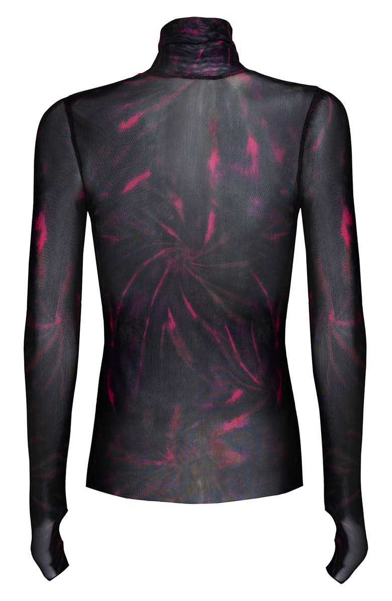 AFRM Zadie Semi Sheer Turtleneck, Alternate, color, Azalea Pink