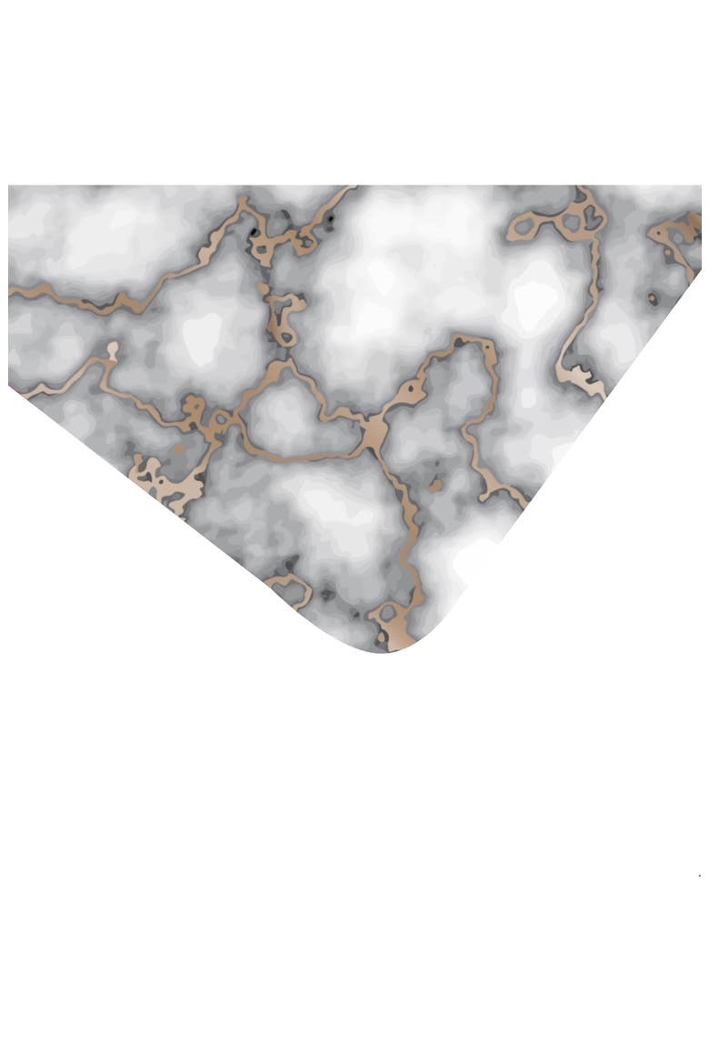 Marble Print Set of 8 Placemats, Alternate, color, SMOKEY GOLD