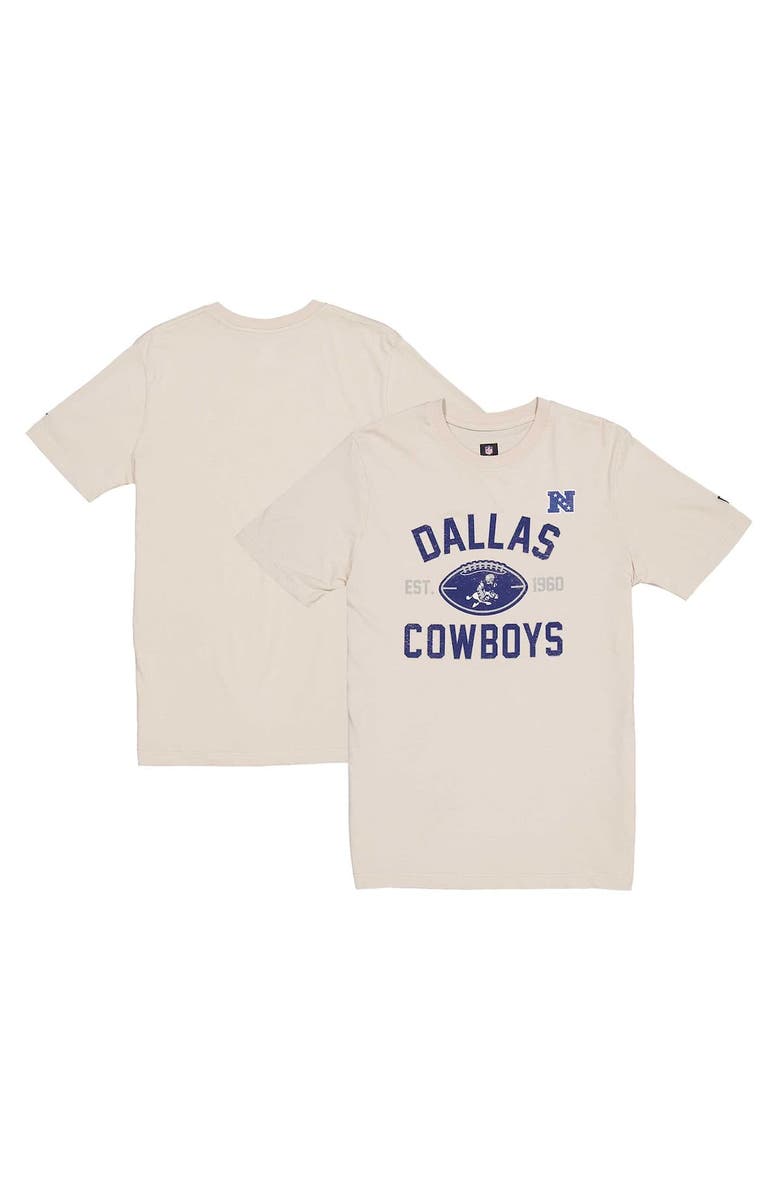 New Era Men's New Era Cream Dallas Cowboys Historic T-Shirt, Alternate, color, 