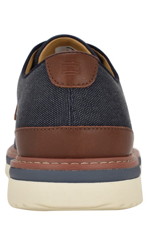 Tommy Hilfiger Vessile Derby Sneaker In Navy/cognac Multi