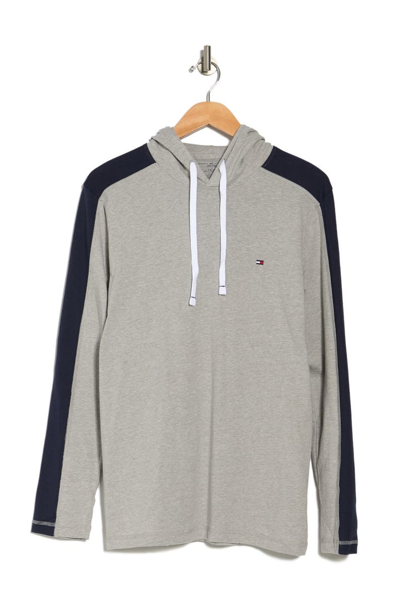 Tommy Hilfiger Hooded Long Sleeve Lounge T-Shirt, Alternate, color,