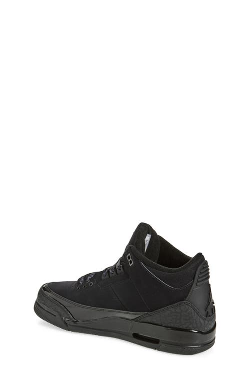 Nike Kids' Air Jordan 3 Retro Sneaker In Off Noir/black/black