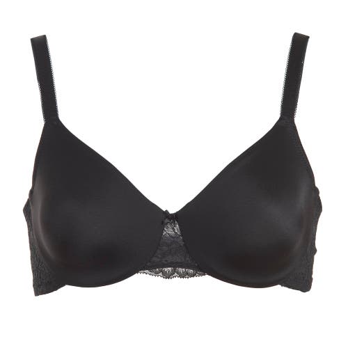 Dominique Intimates Lena Lace Seamless Ultra Comfort Minimizer Bra In Black