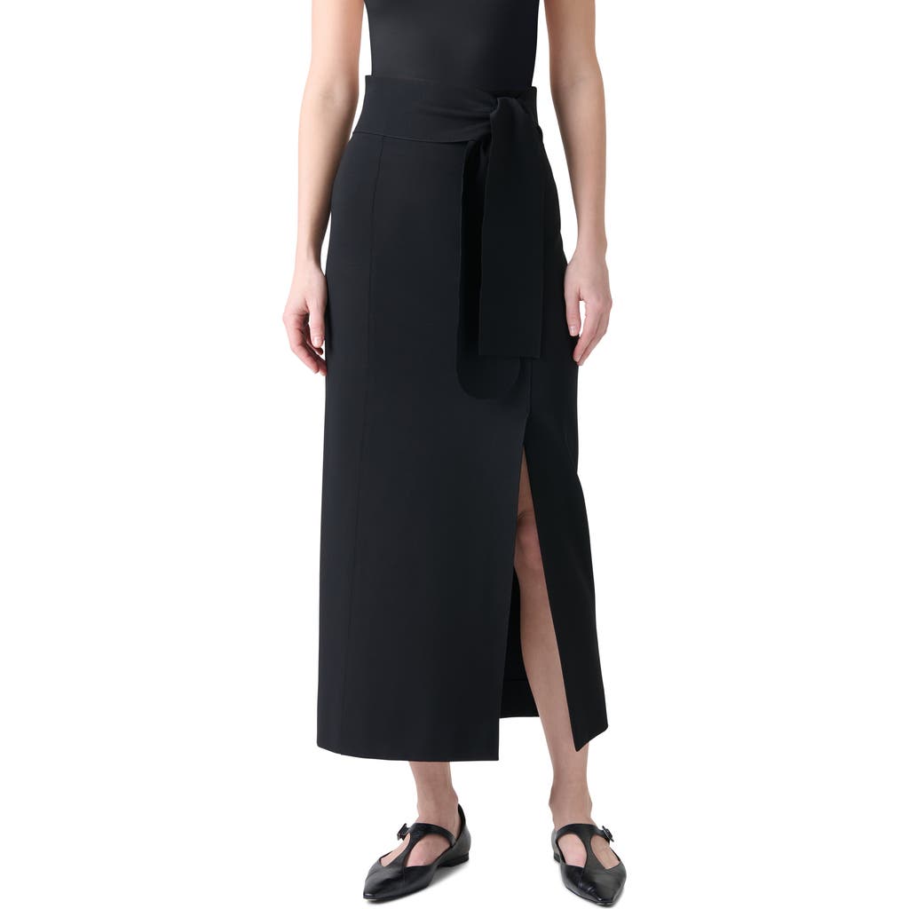 Akris Punto Faux Wrap Midi Skirt