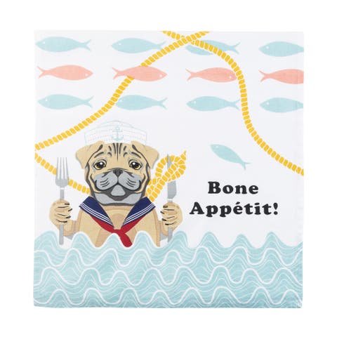Nauti Dogs/Pug Galley Chef Dishtowel