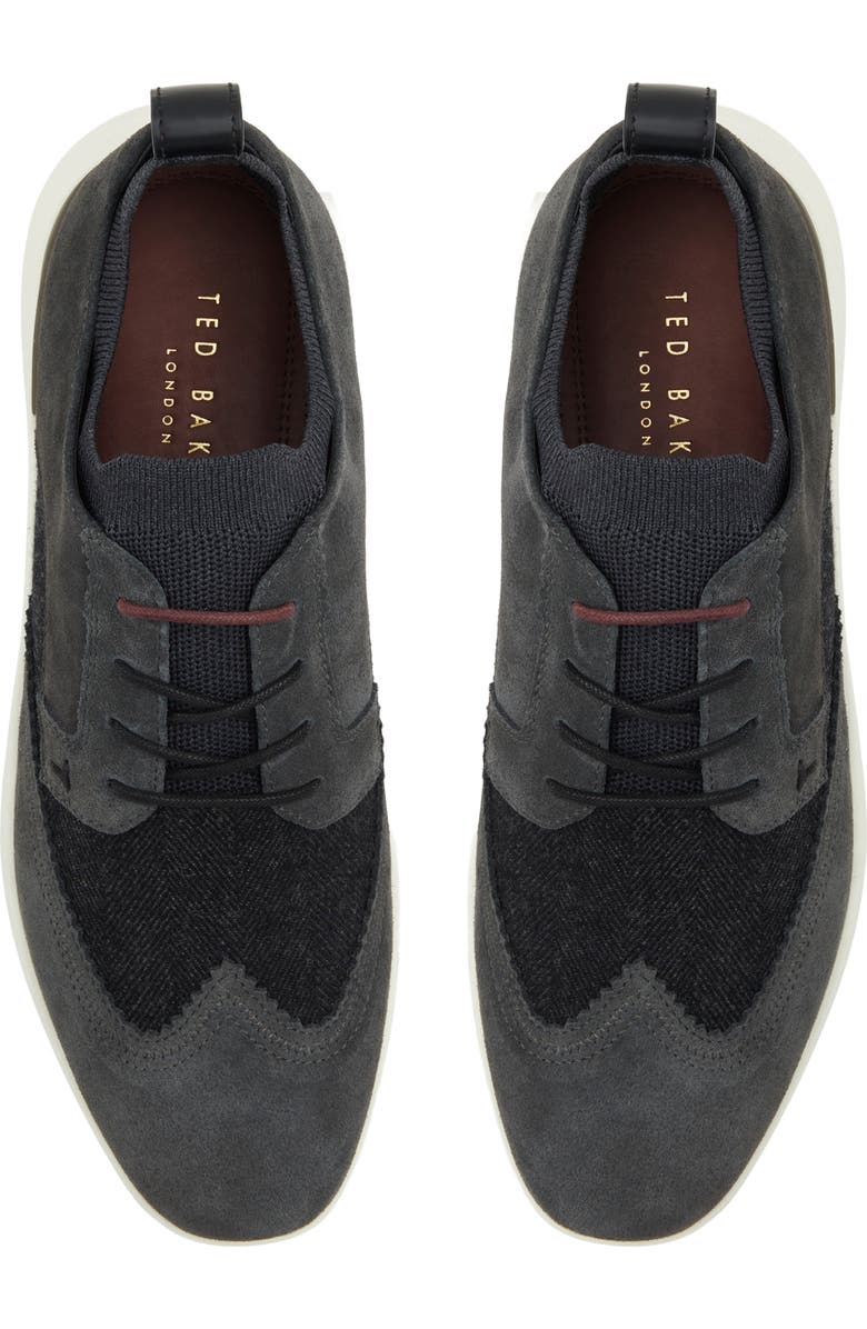 Ted Baker London Halton Sock Fit Wingtip Derby, Alternate, color,