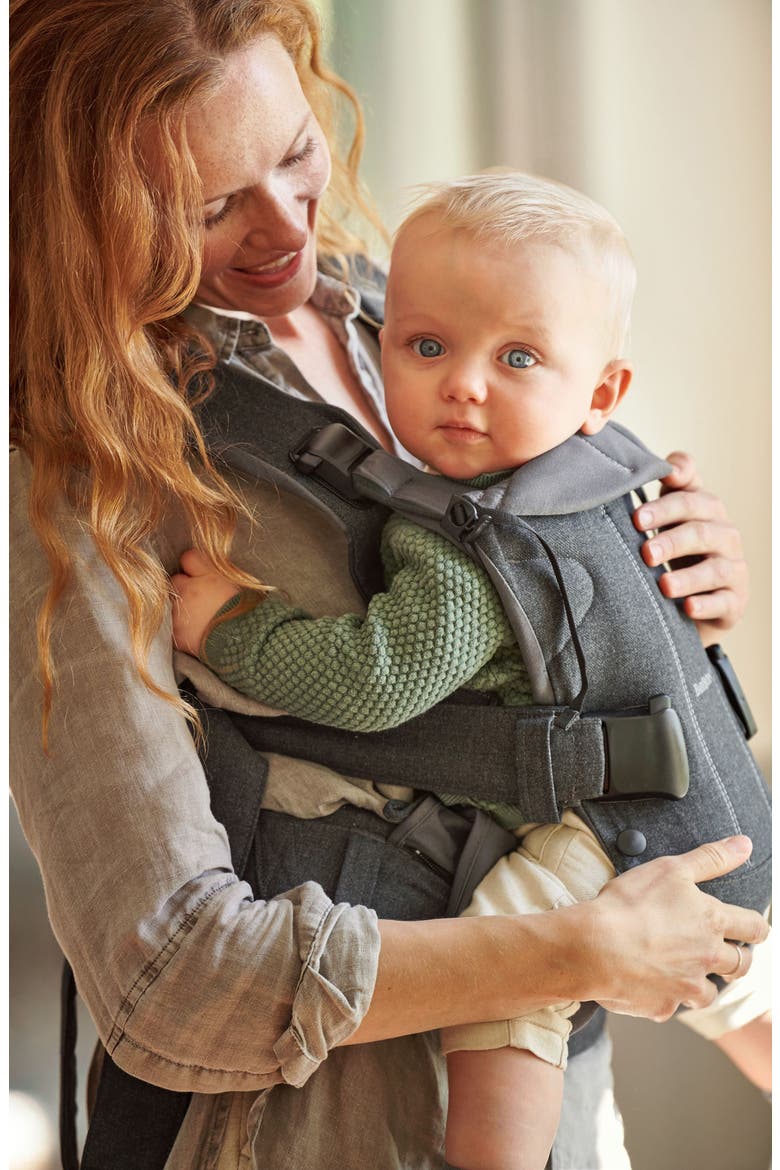One Baby Carrier, Alternate, color, DENIM GRAY/ DARK GRAY