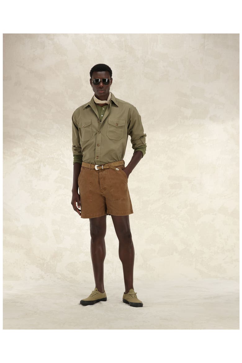Kenny Twill Cotton Overshirt, Alternate, color, SAGE
