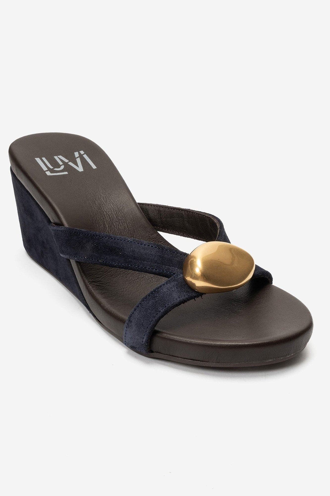 Navy Suede