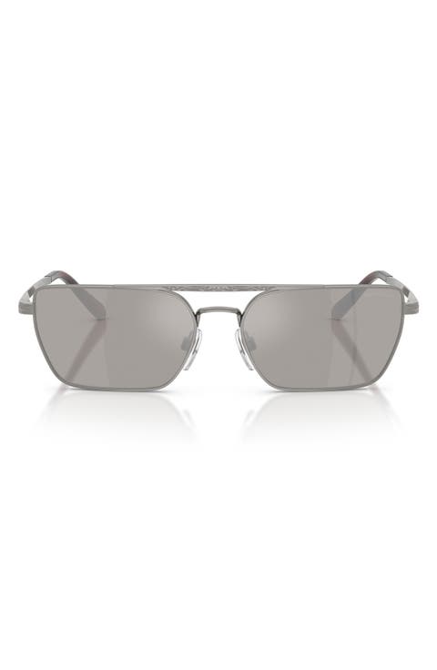 58mm Rectangle Sunglasses