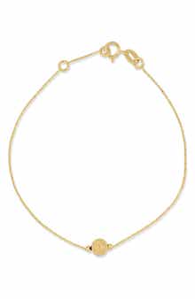 Bony Levy 14K Yellow Gold Beaded Chain Bracelet