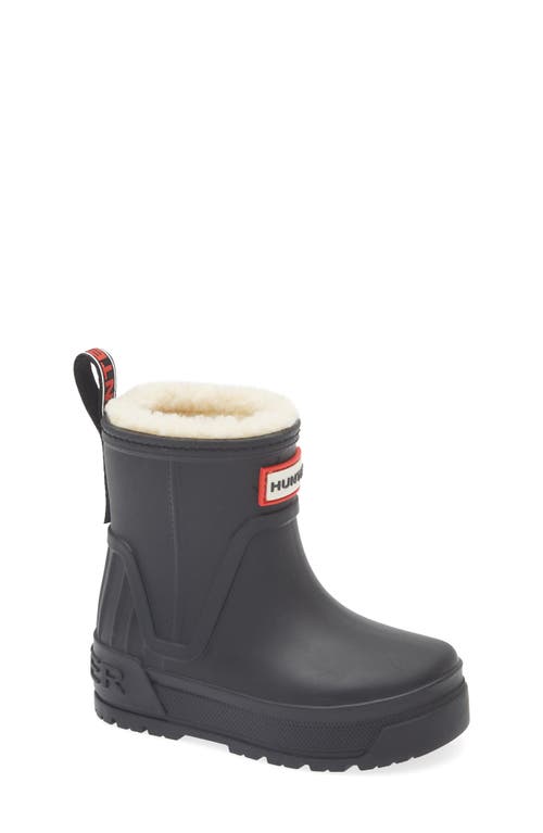 Hunter Kids' Gracey Insulated Waterproof Rain Boot In Black