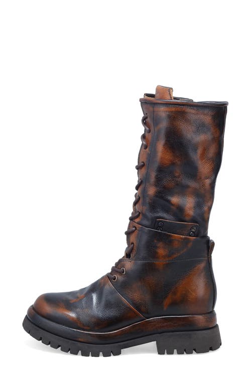 As98 A.s.98 Donovan Distressed Leather Boot In Brown