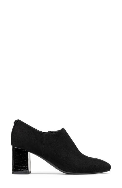 Donald Pliner Pleeze Block Heel Bootie In Black