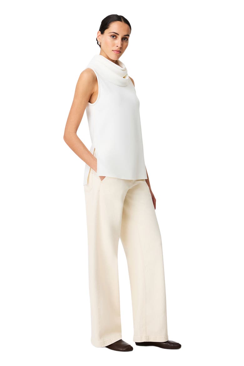 Cowl Neck Blouse, Main, color, Off-White