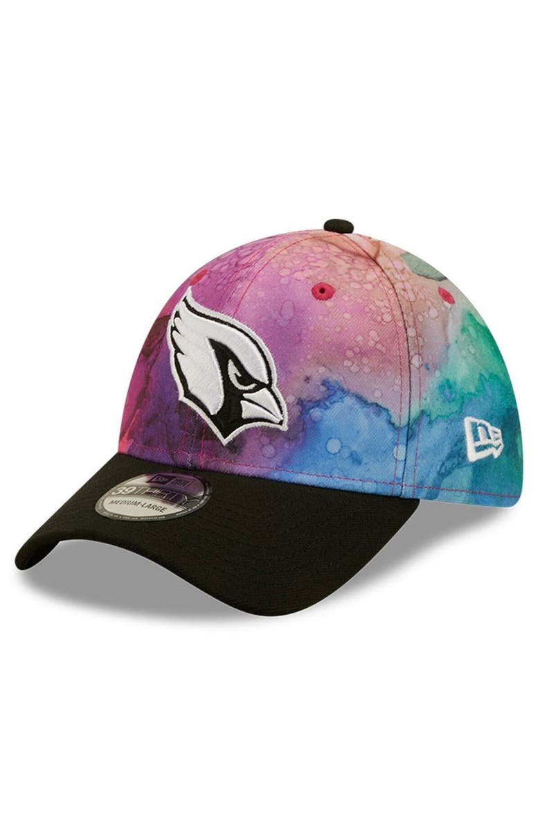 New Era Men's New Era Pink/Black Arizona Cardinals 2022 NFL Crucial Catch 39THIRTY Flex Hat, Alternate, color,