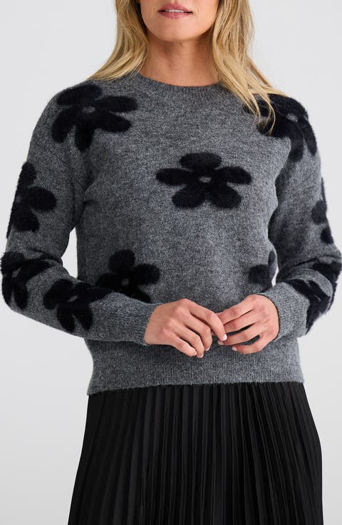 Cosmos Floral Sweater