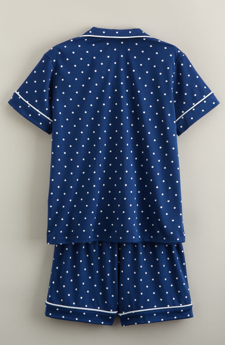 Nordstrom Kids' Short Pajamas, Alternate, color, Blue Voyage Tatiana Dot