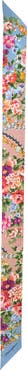 Dolce&Gabbana Floral Print Silk Skinny Scarf