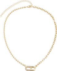 Adornia Mixed Chain Necklace