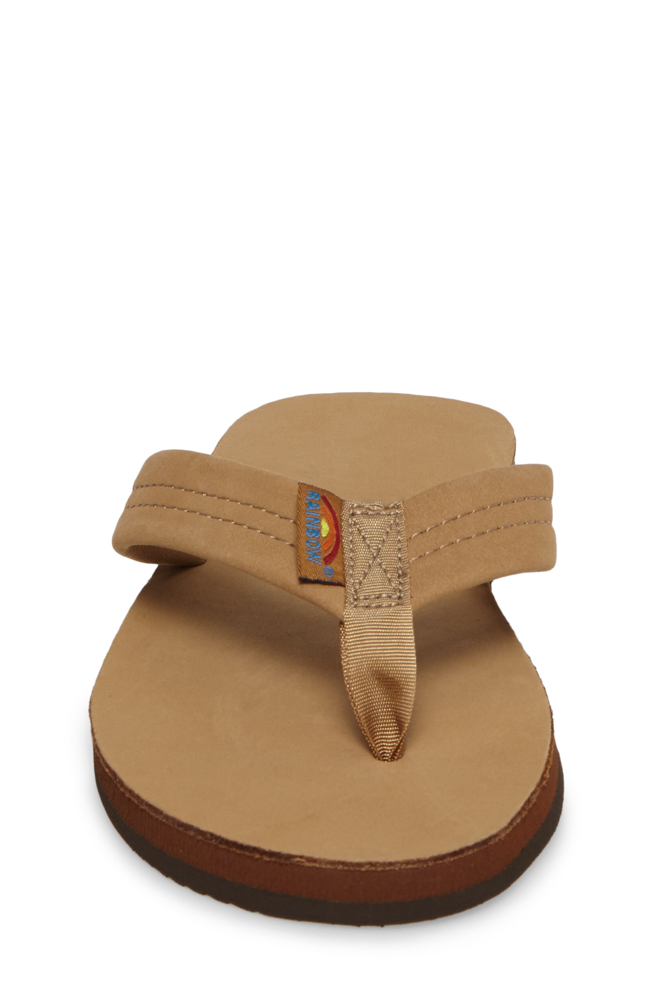Rainbow<sup>®</sup> Rainbow Leather Sandal, Alternate, color, Sierra