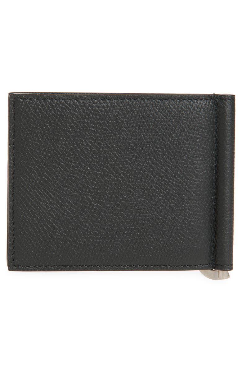 Valentino Garavani VLOGO Leather Bifold Wallet, Alternate, color, Black