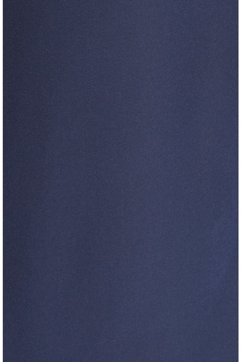 Asymmetrical Ruffle Blouse, Alternate, color, FRENCH NAVY