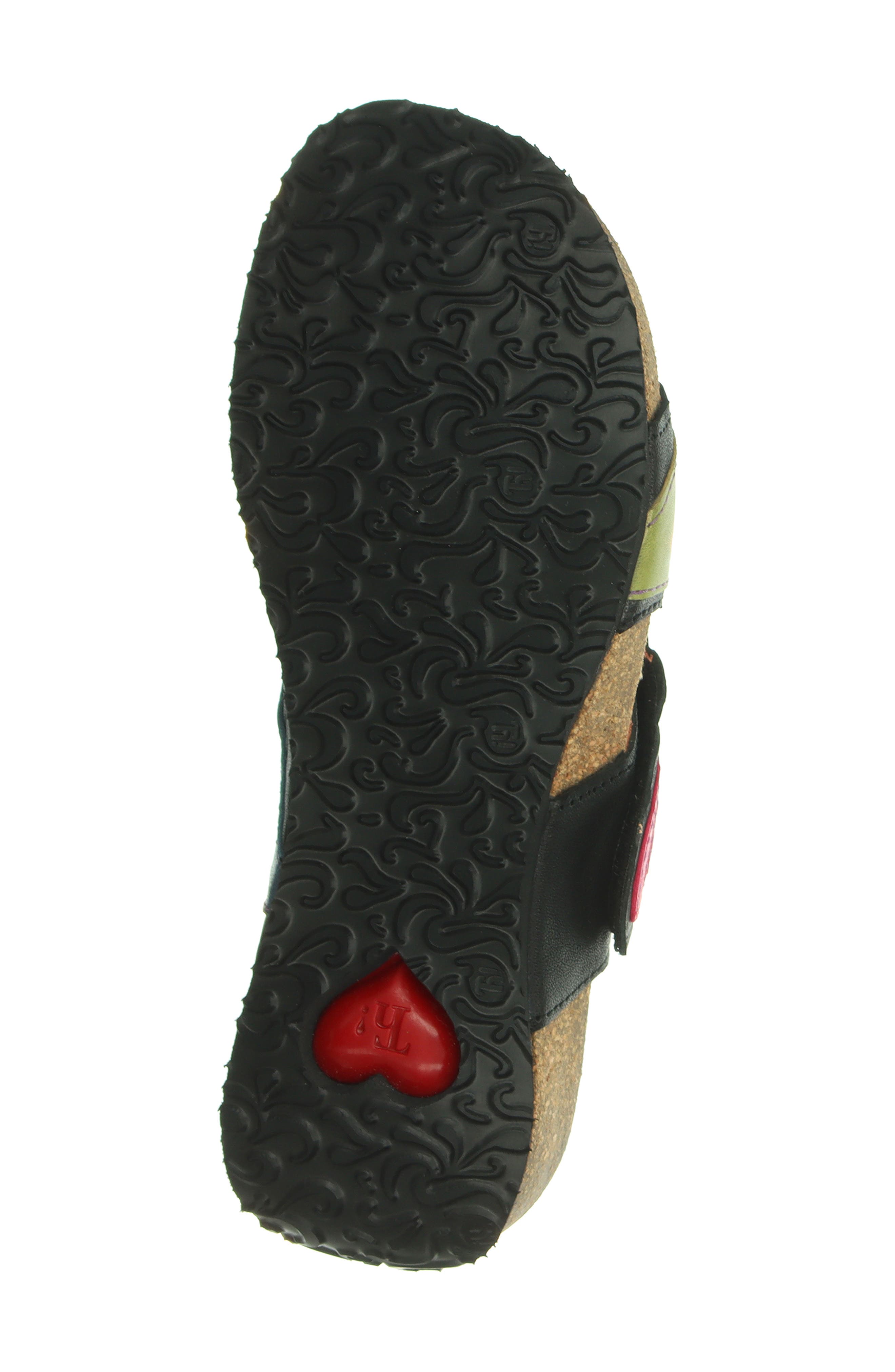 Think! Mizzi Floral Sandal, Alternate, color, Black/ Kombi