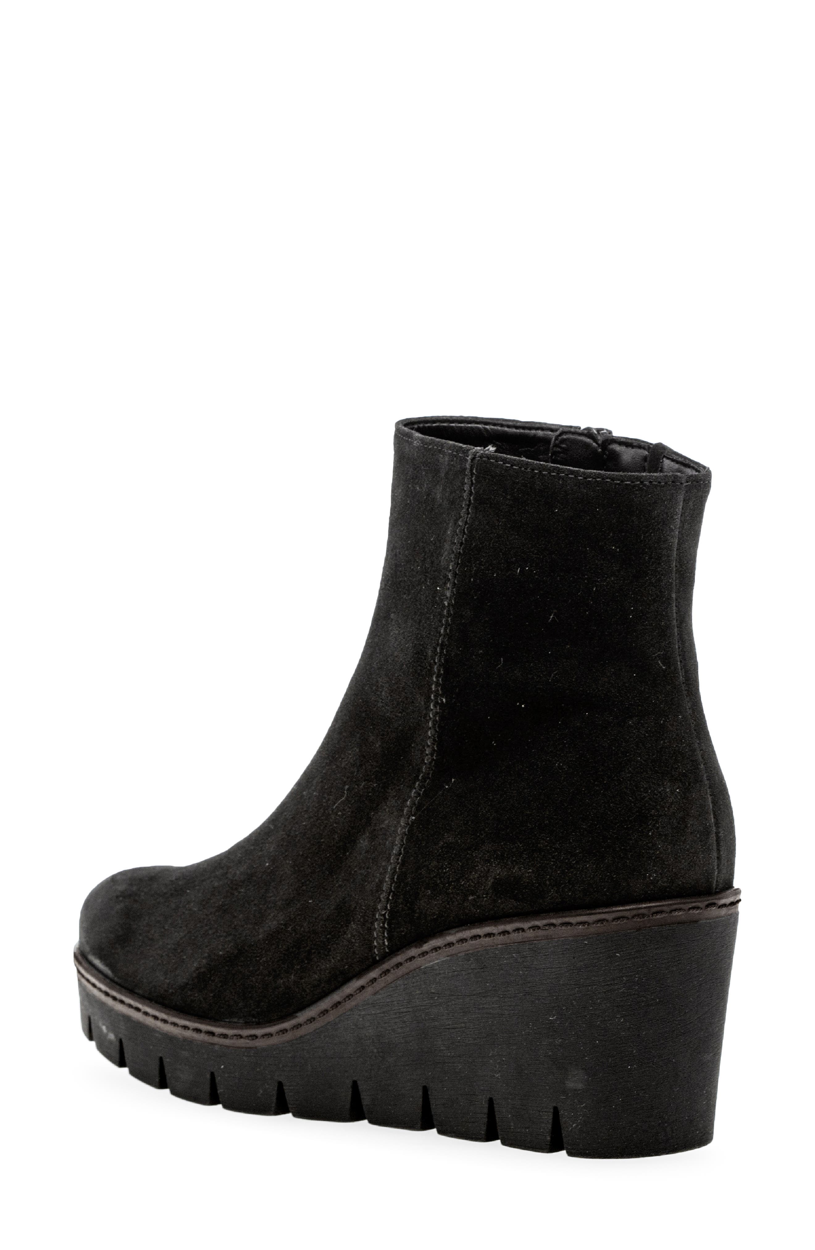 Gabor 74.780 Wedge Bootie, Alternate, color, Black