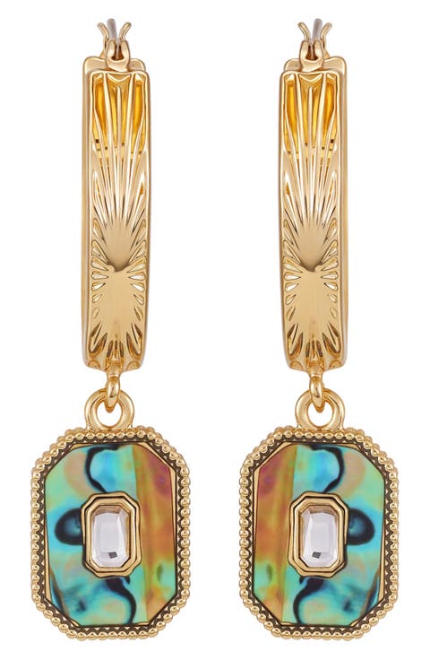 Abalone Drop Earrings
