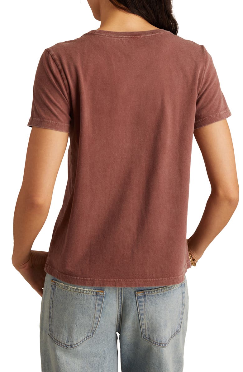 Lucky Brand Grateful Dead Stud Embellished Cotton Graphic T-Shirt, Alternate, color, Marron