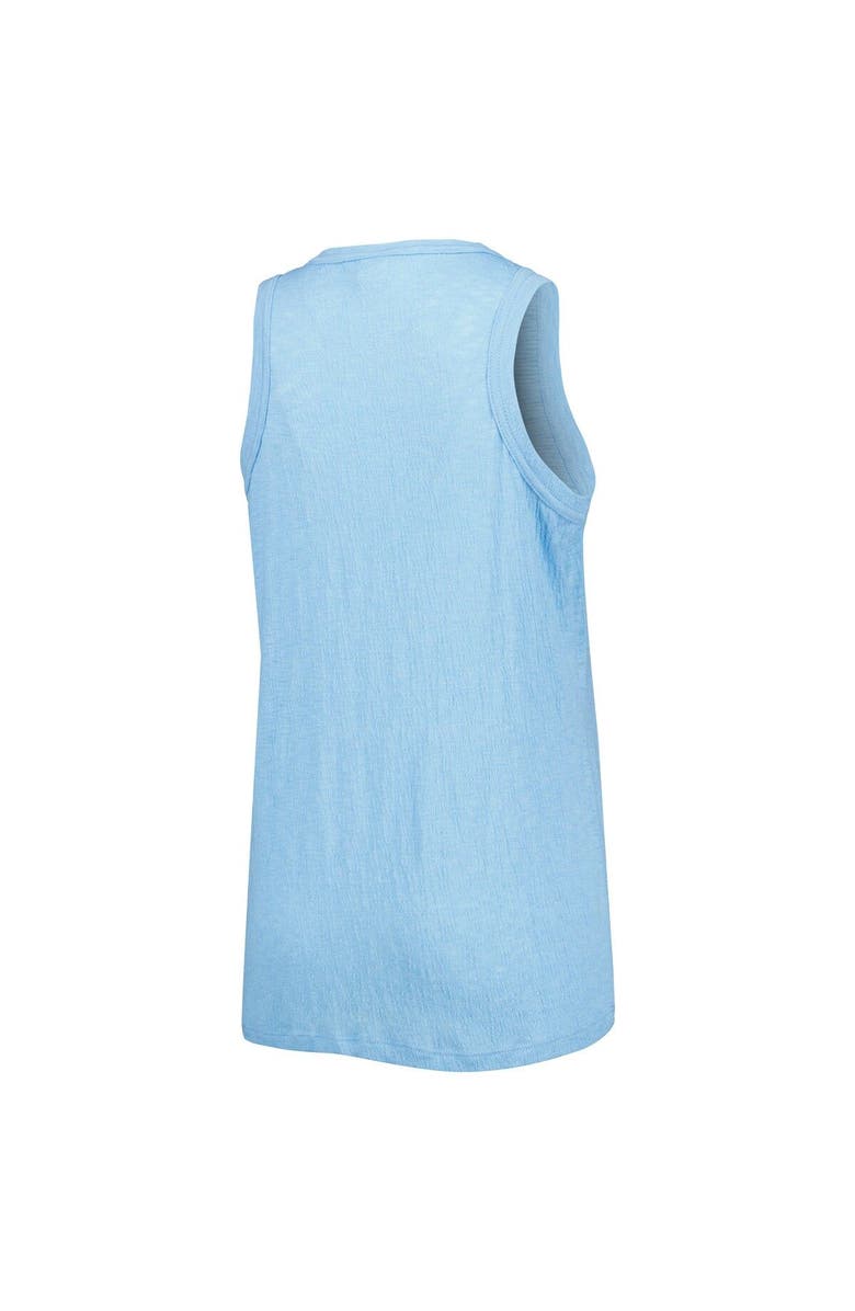 SOFT AS A GRAPE Women's Soft as a Grape Royal Los Angeles Dodgers Tri-Blend Tank Top, Alternate, color, Royal