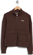 DKNY Cargo Pocket Mock Neck Jacket