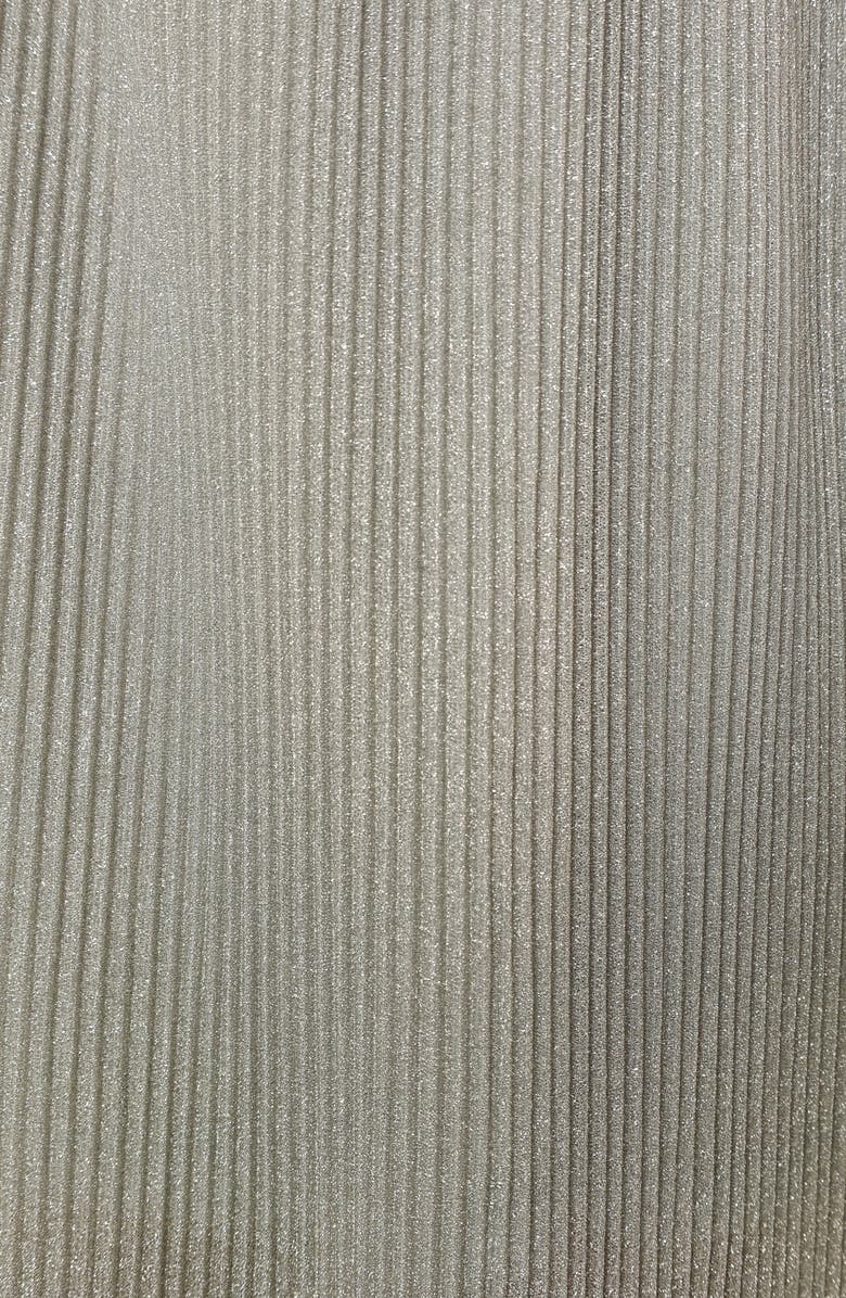 Petal & Pup Margurita Metallic Midi Skirt, Alternate, color, Aqua