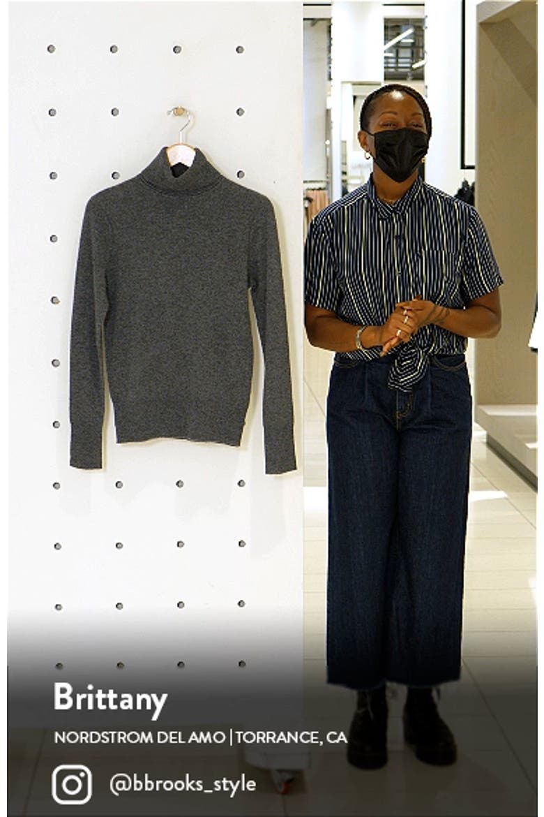 Delafine Cashmere Turtleneck Sweater video