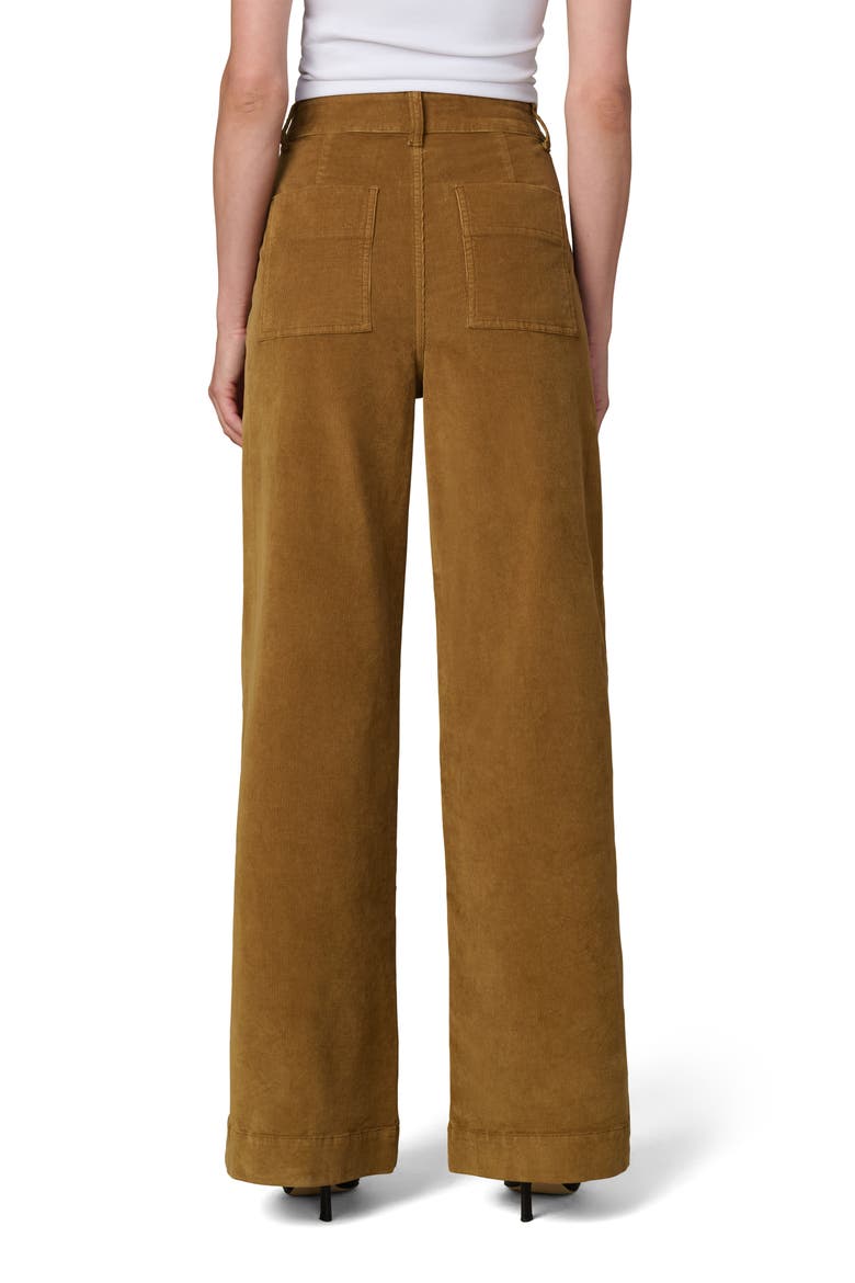 The Mia High Waist Wide Leg Corduroy Jeans, Alternate, color, BRONZE BROWN