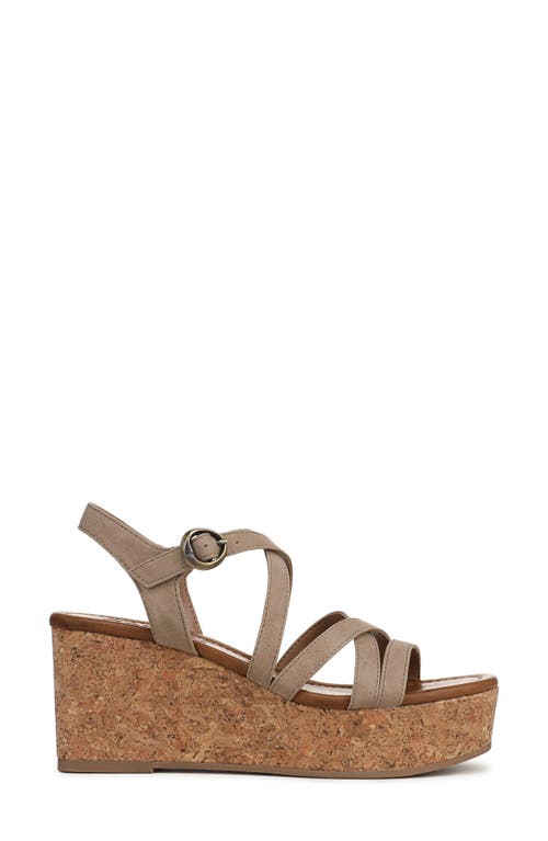 Blowfish Malibu Aurora Strappy Platform Wedge Sandal In Brown