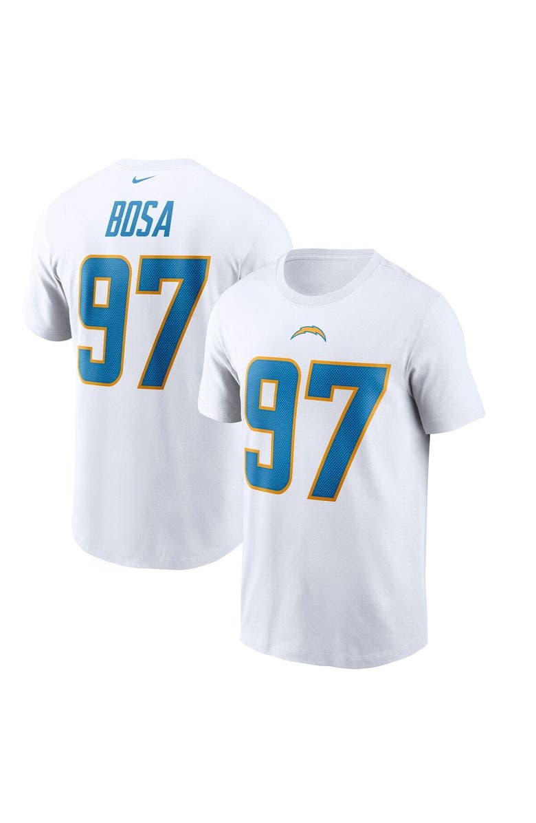 Nike Men's Nike Joey Bosa White Los Angeles Chargers Player Name & Number T-Shirt, Main, color, 