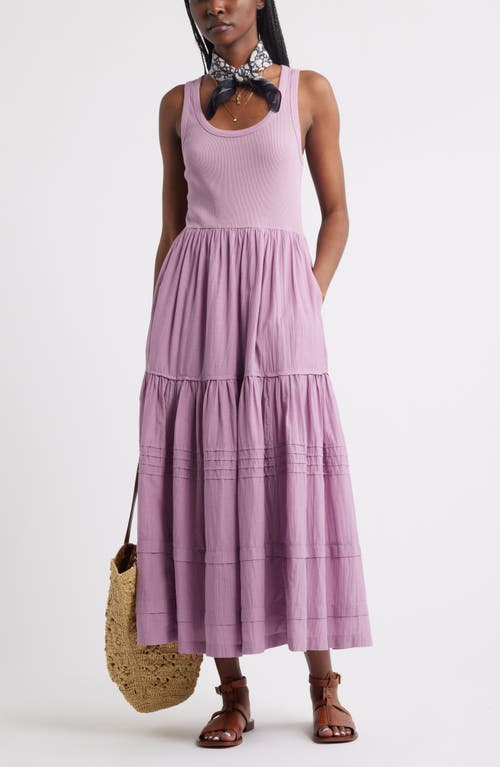 Treasure & Bond Scoop Neck Midi Dress