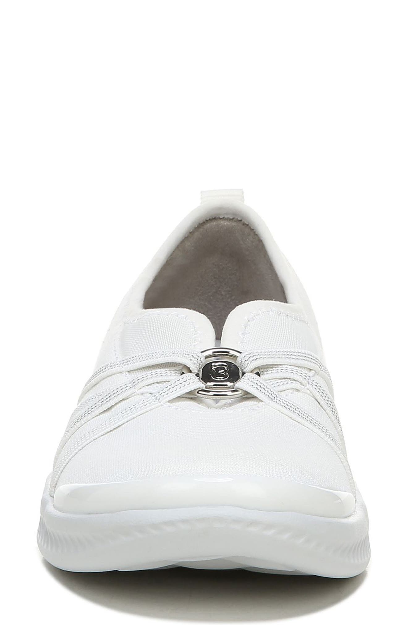 LifeStride Niche Slip-On Shoe, Alternate, color, Bright White Ribbed Sparkle