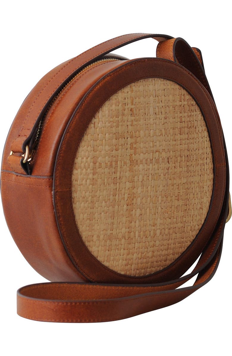 MOST WANTED USA Leather Trimmed Canteen Crossbody Bag, Alternate, color,