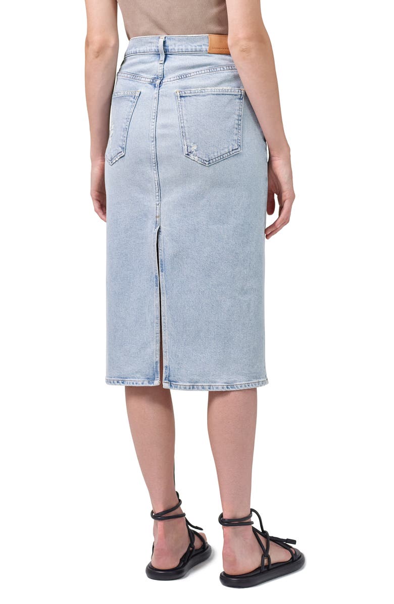 Citizens of Humanity Bea Denim Skirt, Alternate, color,