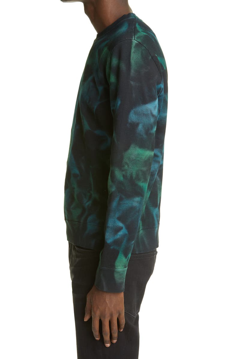 Saint Laurent Men's Tie Dye Logo Sweatshirt, Alternate, color,