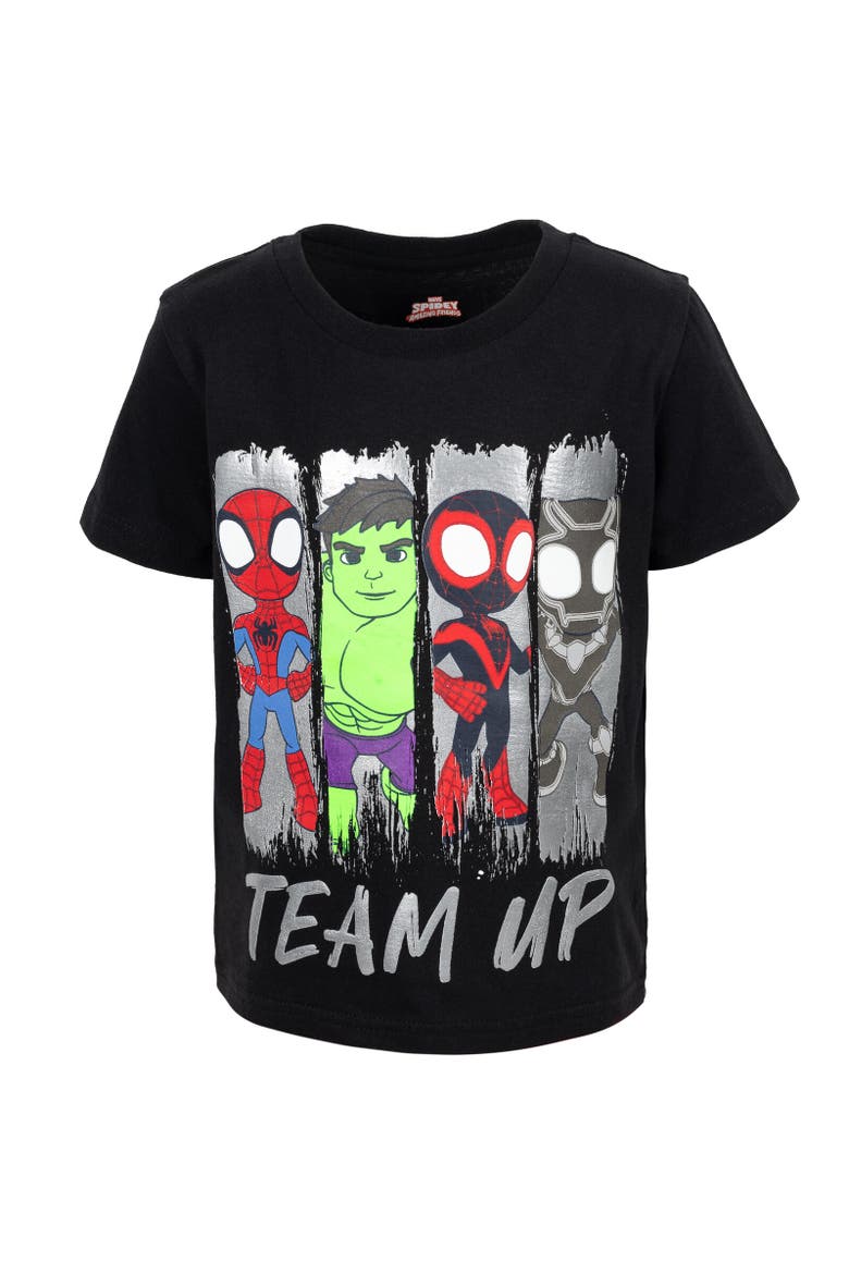 Spidey and His Amazing Friends 3pc Tank Top, Tee & Shorts Set, Alternate, color, Multicolor