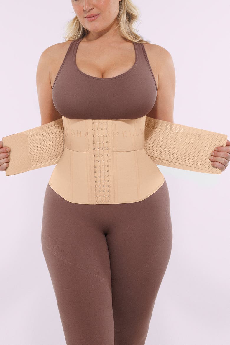 NeoSweat AirSlim Convertible 2-in-1 Latex Waist Trainer, Alternate, color, Beige