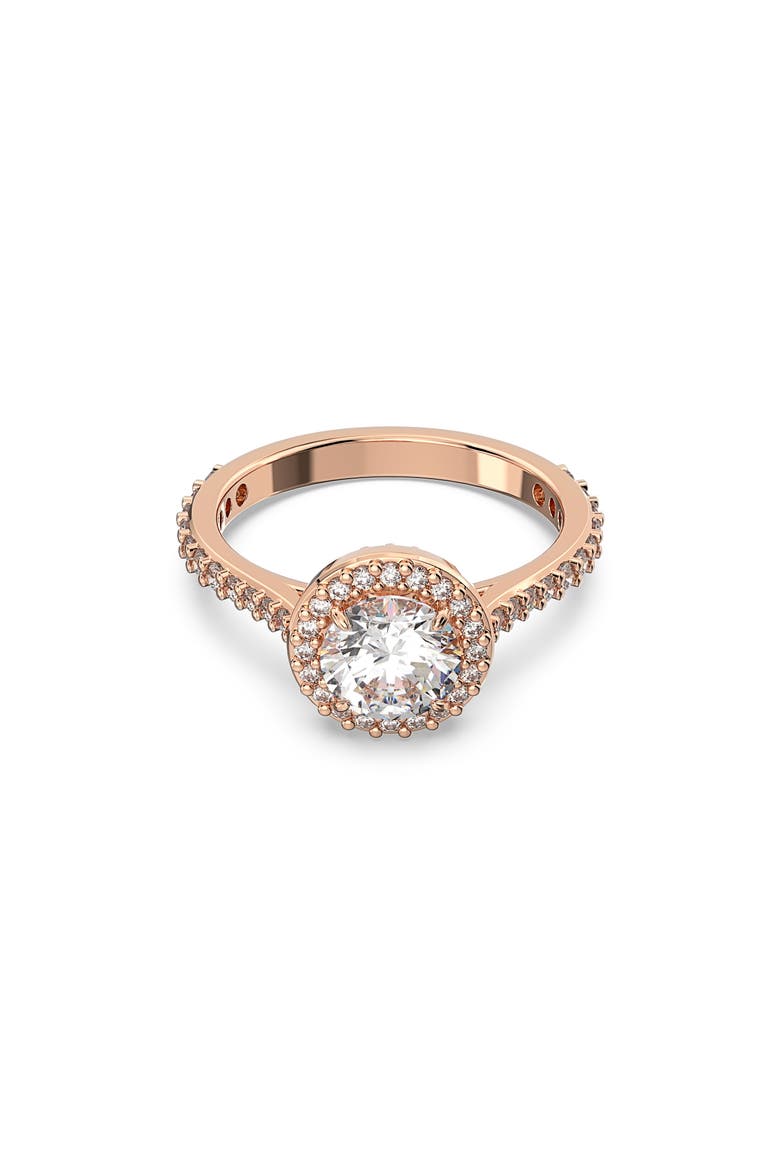Una Ring, Alternate, color, WHITE/ROSE GOLD
