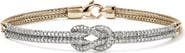 John Hardy Love Knot Bracelet, 14K Gold, Diamonds