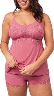 Montelle Intimates Bust Support Cami & Shorts Set