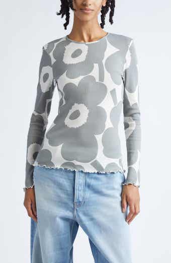 Marimekko Floraali Unikko Rib Top